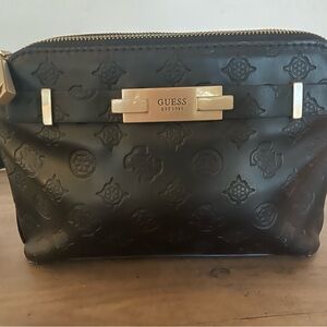 Guess Black and Gold Shoulder Bag